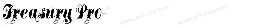 Treasury Pro字体转换